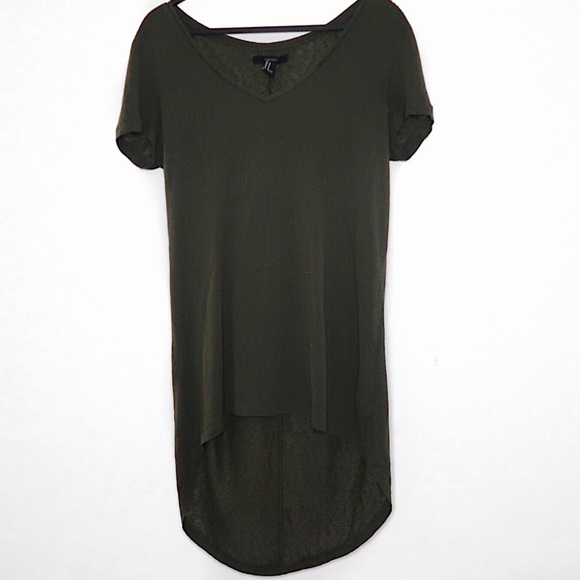 Forever 21 | High Low V-Neck Shirt - Picture 1 of 5